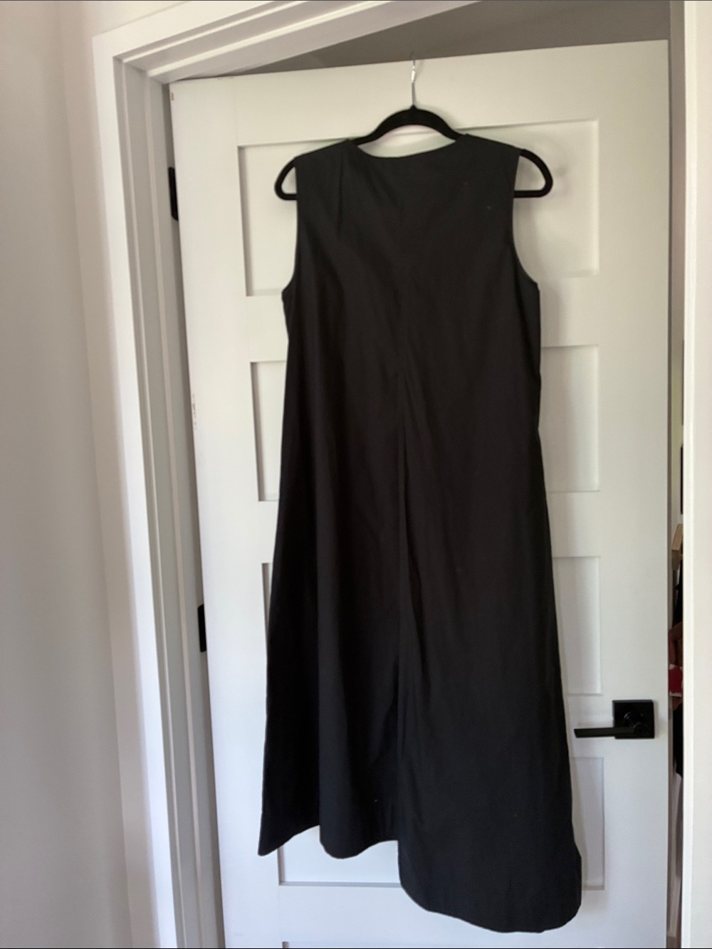 COS Black Sleeveless Midi Dress with Front Zip - Picture 3 of 5
